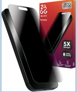 ZAGG - Glass Elite Privacy Apple iPhone 16 Pro Max - Tinted