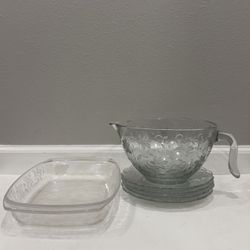 Platos, Tazón, y Plato para Hornear de Princess House