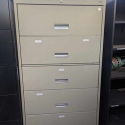 5 Drawer Lateral Cabinet With Pull Out Shelf 