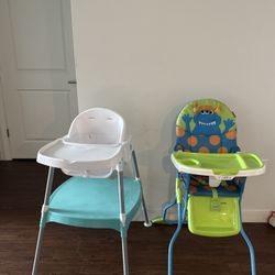 Two Baby High Chairs – Great Condition!