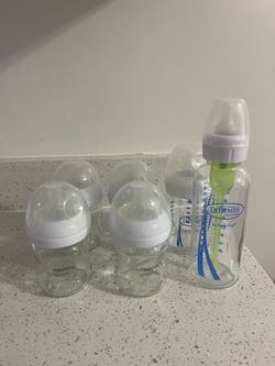 Glass baby bottles