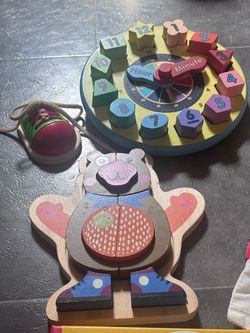 Wooden Kids Educational Toy Set