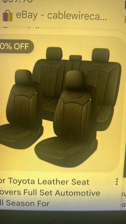 NEW CARdant Seat Covers. For Toyota 4Runner 2011 thru 2024 5 seats only. Full covered and in Black.