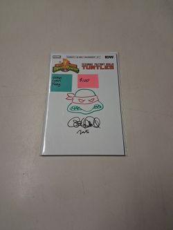 Gene Luen Yang Original Sketch And Auto. TMNT Comic.
