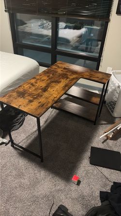 Brown desk