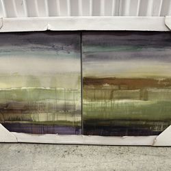 Two Set Wall Canvas Art  Dimensions 26 X 20 Each