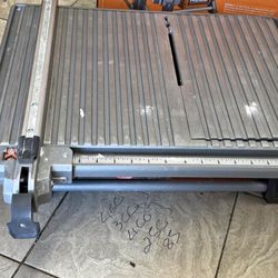 Ridgid 7in Tile Table Saw No Blade 