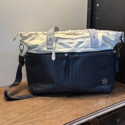 Lululemon Black and white athletica bag multiple compartments