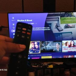 50 " Vizio W/ Remote - Like New