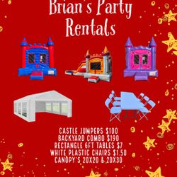 Need Tables & Chairs Or Canopy’s. 