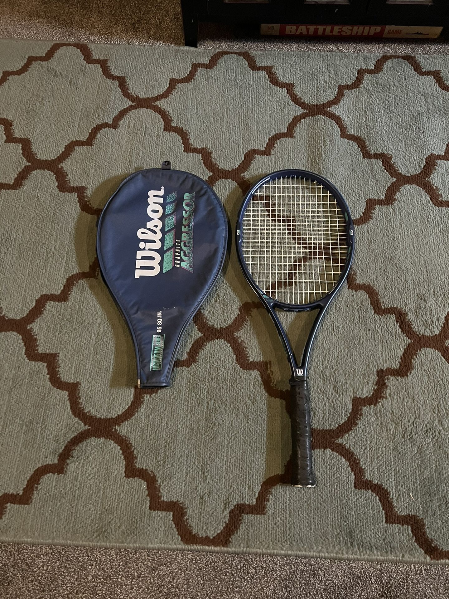 Wilson Graphite Aggressor Tennis Racquet 27” Good Condition for Sale in ...