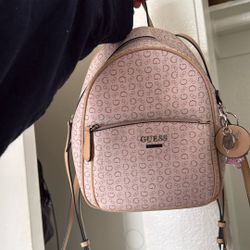 Pink Guess Backpack 