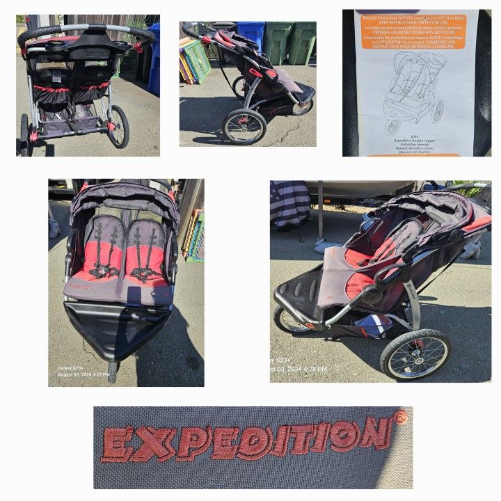 Expedition Double Joggers Stroller
