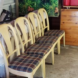 Antique Dining Set Wood Chair 