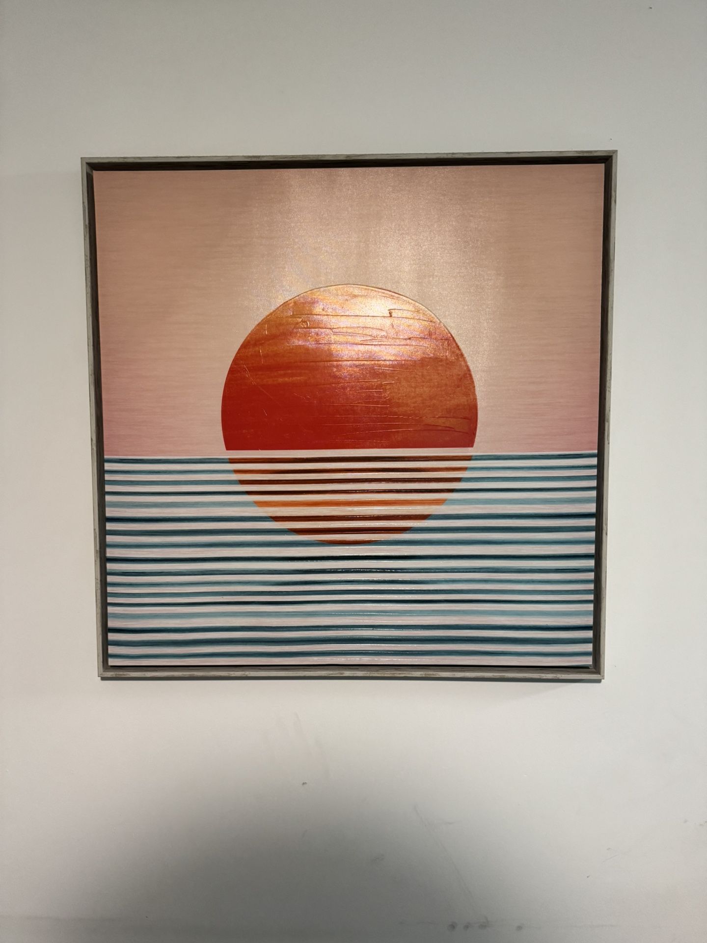 Framed Sunset Art – $30 OBO (Miami)