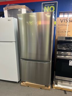 Vissani stainless steel refrigerator