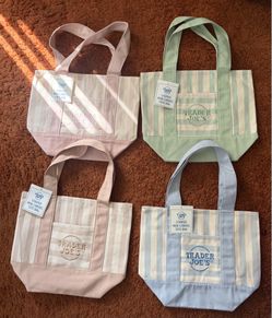 Trader Joe’s striped canvas mini bag 4