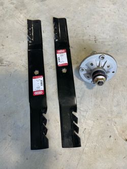 John Deere blades and spindle