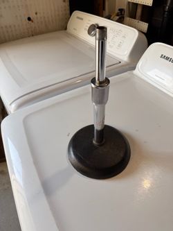 Vintage Atlas Adjustable Desktop Microphone Stand – Heavy Round Base