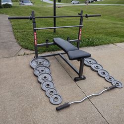 Olympic Weight Set And Bench