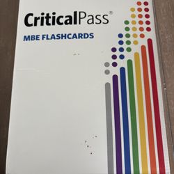 Critical Pass MBE flashcards 2019 used