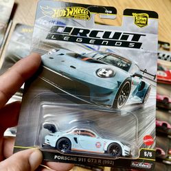 HotWheels premium -Porsche 911 GT3 R 992 Gulf