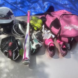 Girls baseball Gear