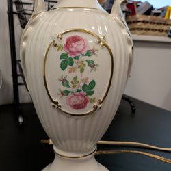 Hand Painted Antique Lamp