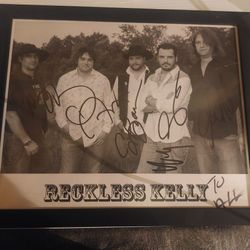 Band Reckless Kelly Framed Autographs