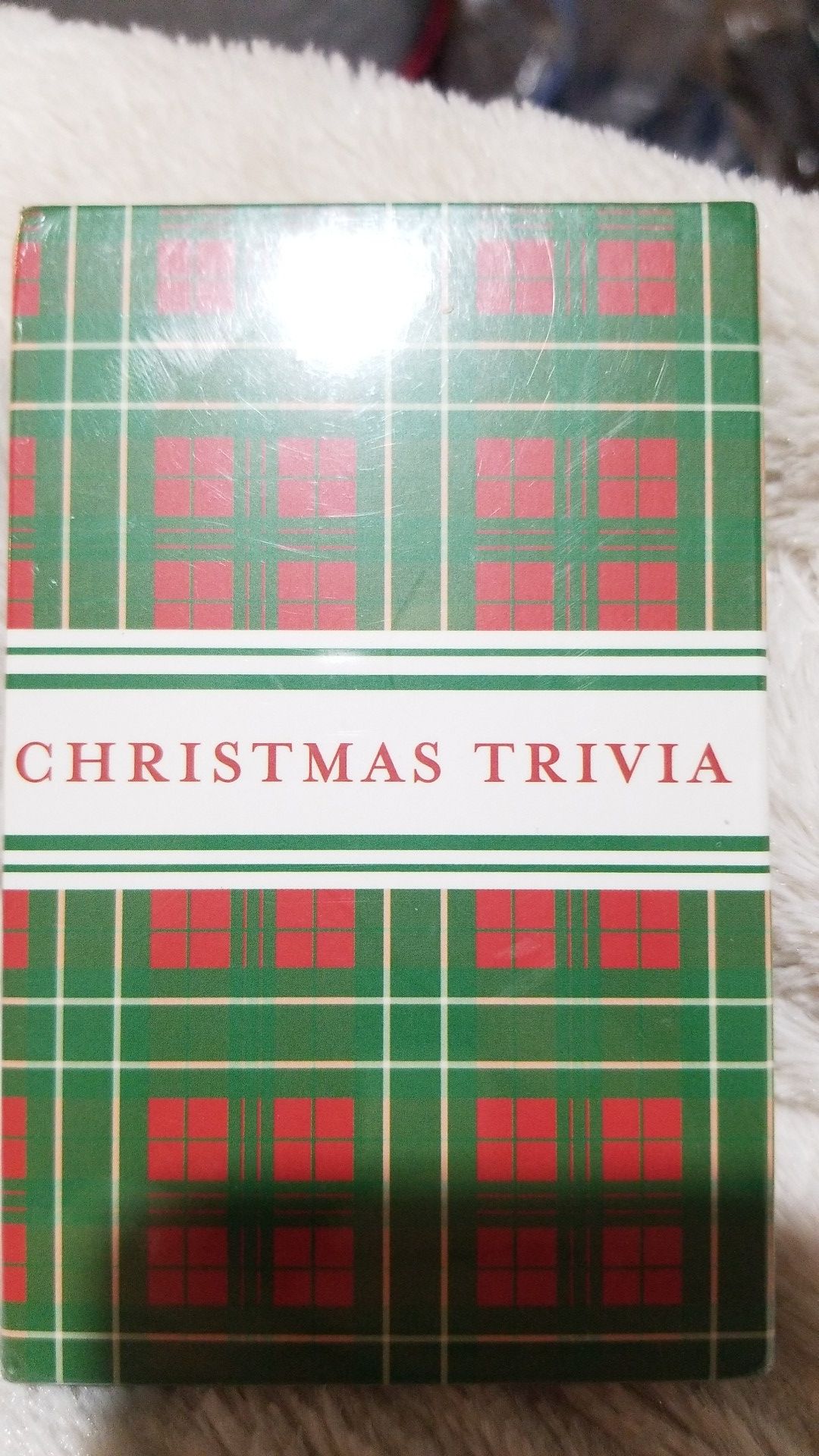 Christmas trivia cards