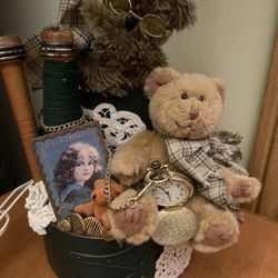 Unique Vintage Retro Lamp with a Real Pocket Watch (that can be separated)