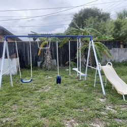 Old Broken Swing Set 