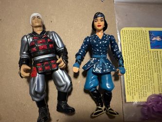 Vintage TMNT Movie 3 Mitsu & Kenshin