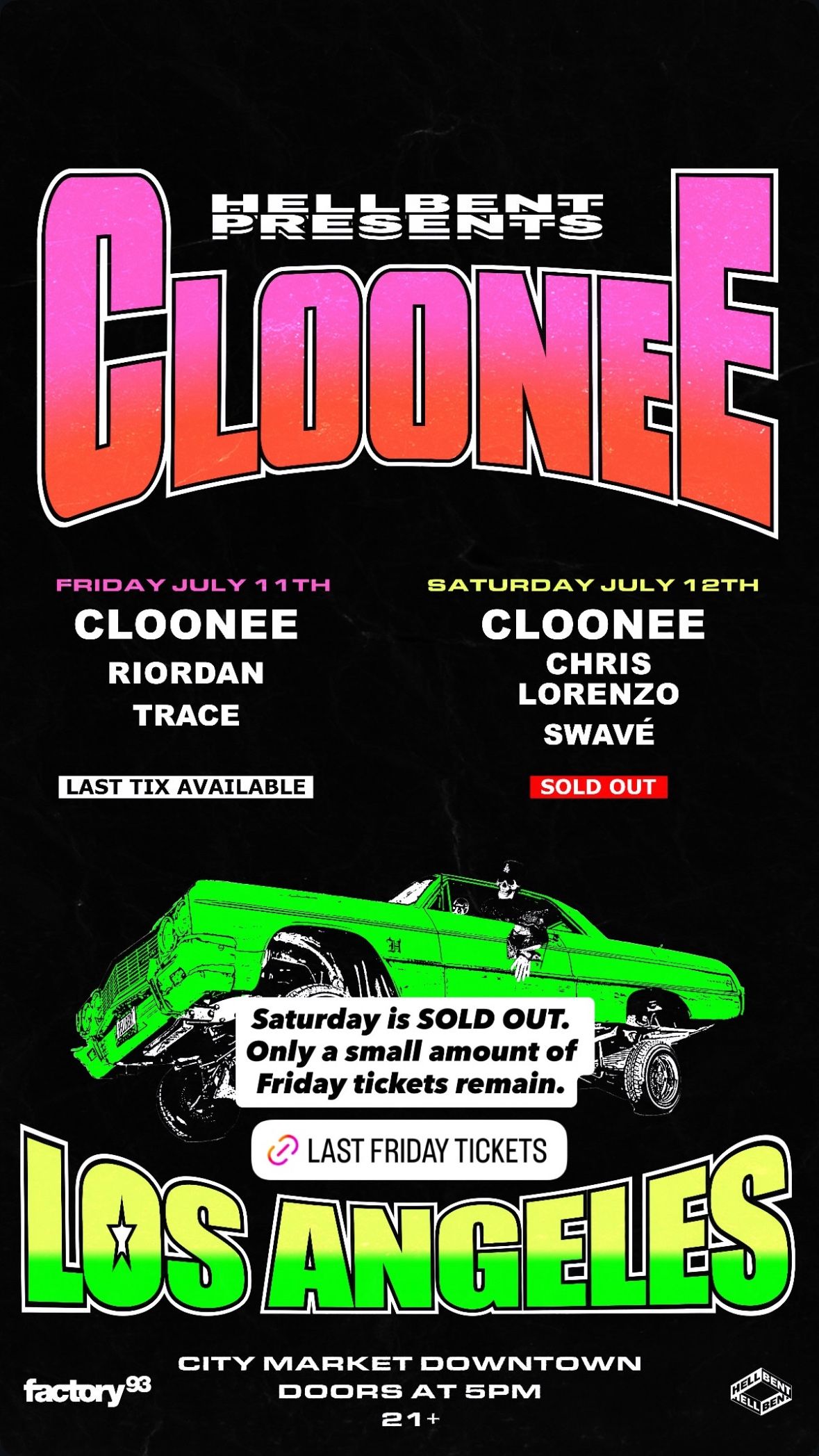 Cloonee Tickets