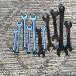 assortment of wrenches USA, German, AlltradeTaiwan ask