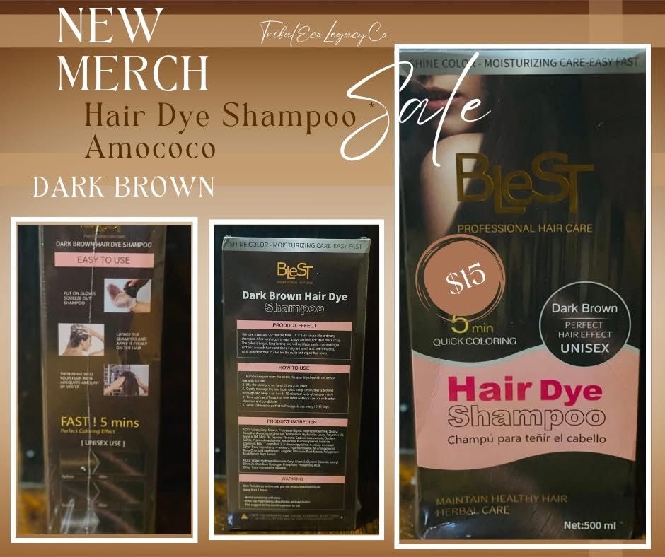 Dark Brown Hair Dye Shampoo