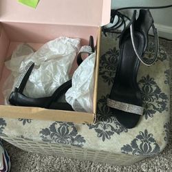 Rhinestone heels