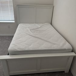 Bed Frame, Full White