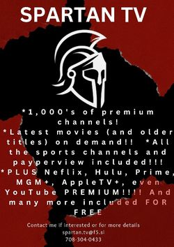 4k SPARTAN TV! ANDROID BOX PREMIUM CHANNELS