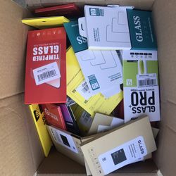 150 mixed iphone X samsung galaxy screen glass protectors