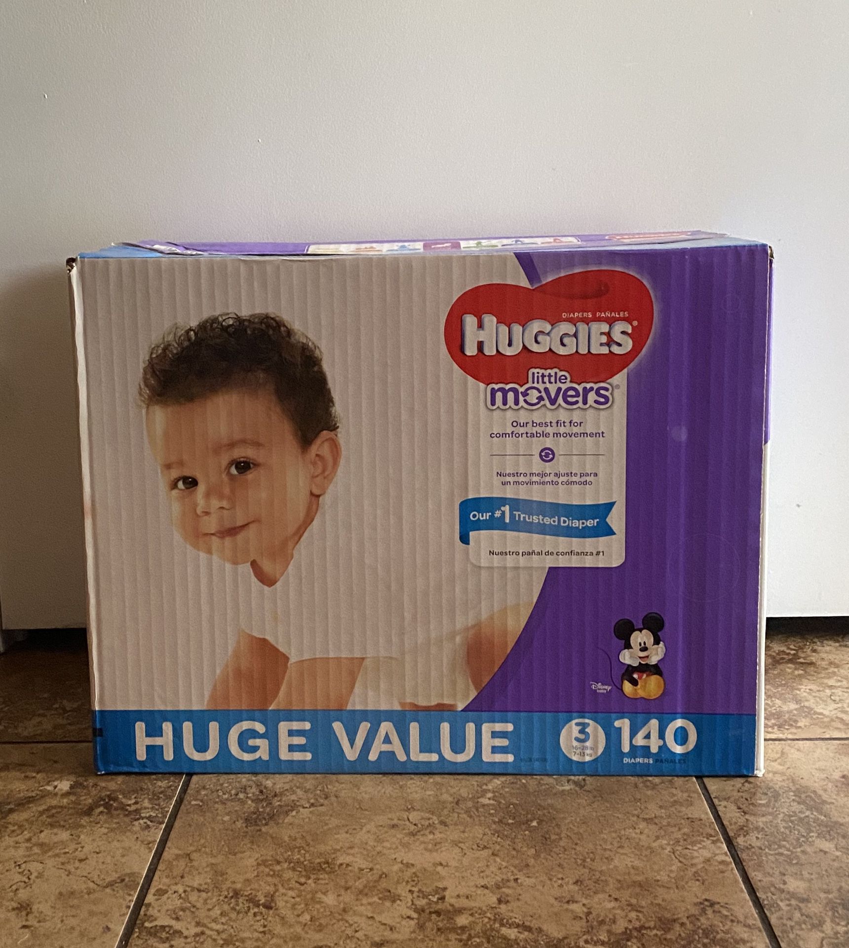 Diapers- HUGGIES size 3