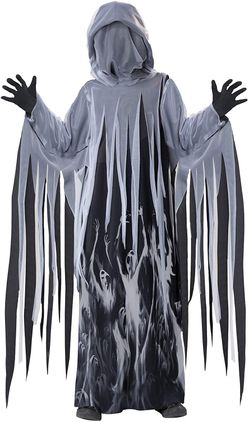 Grim Reaper Costume Size Large Kids Boys