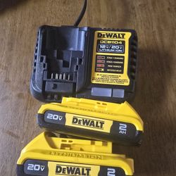 2 Dewalt 2ah Batteries