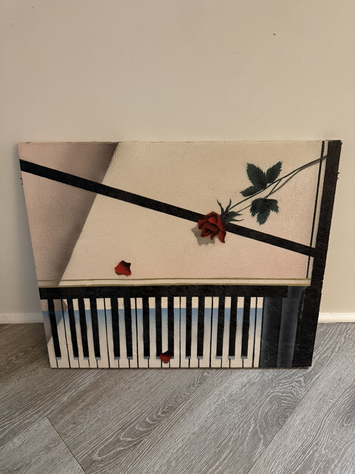 michail prouskine Original oil  painting of piano  