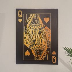 King & Queen Heart Art Work