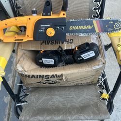 Electric Chainsaw Cordless, Electric Chain Saws Cordless, 20V Battery Power Chain Saw, 12" Mini Chainsaw Cordless Battery Chainsaw with 4.0Ah Battery 