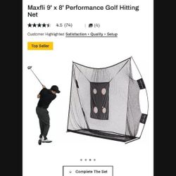 9'×8' Performance Golf Hitting Net