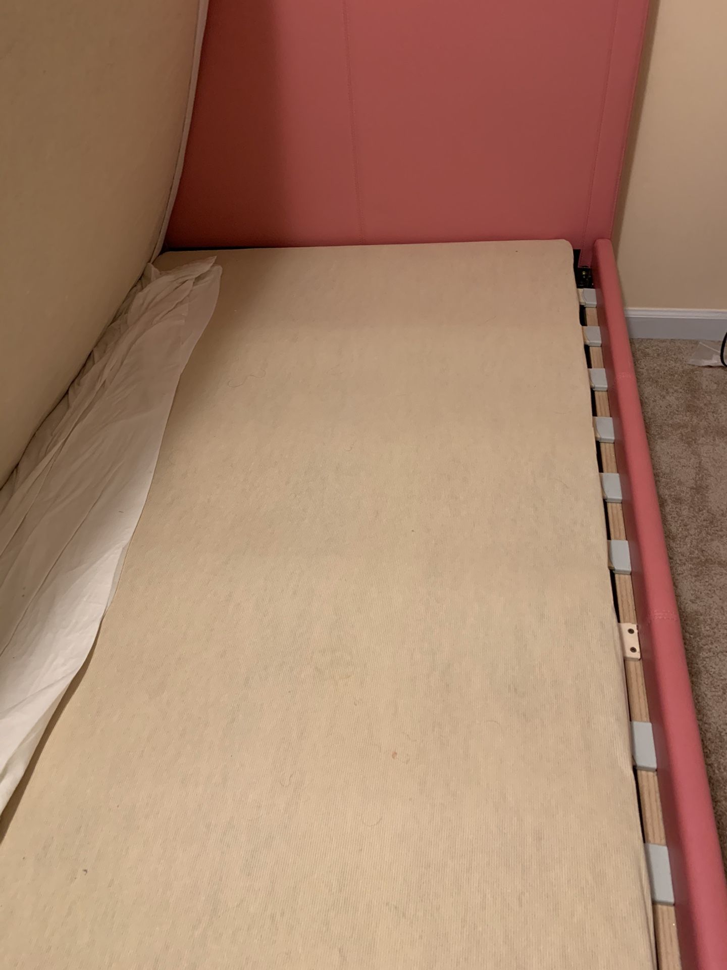 Pink Twin bed frame