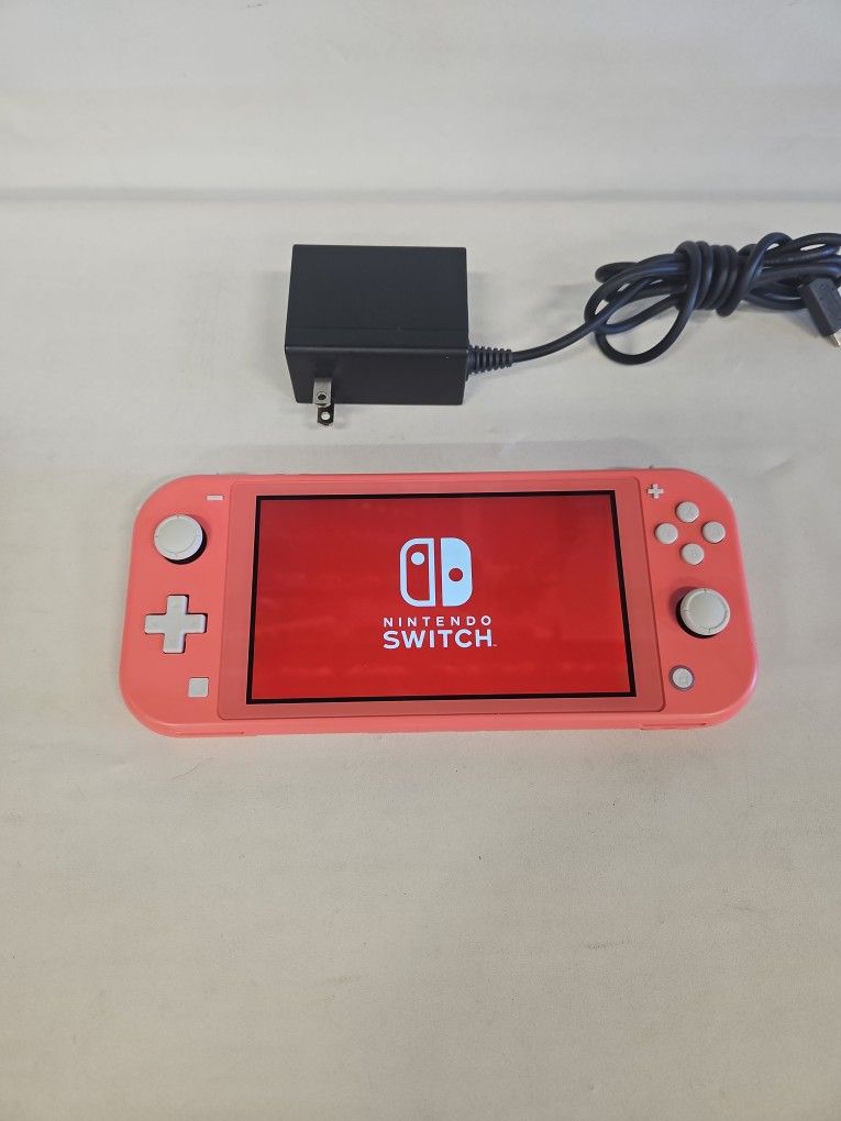 Nintendo Switch Lite Handheld Game Console 32gb with Charger 813808-1