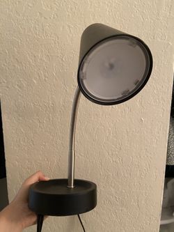 Black desk lamp